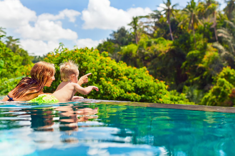 There are several jungle infinity pools around Ubud