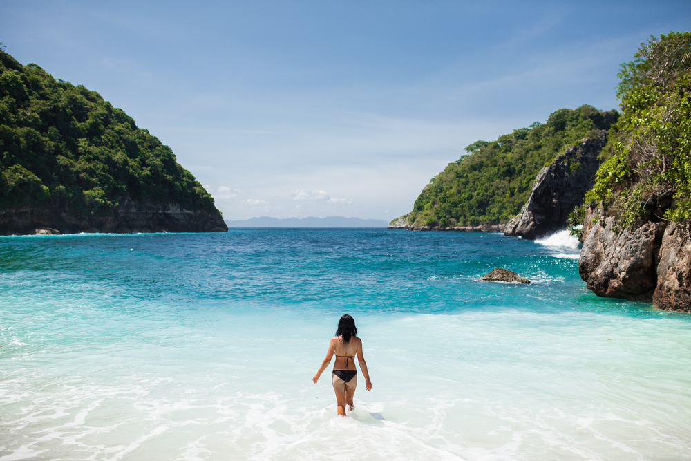 Balinese tropical beach paradise