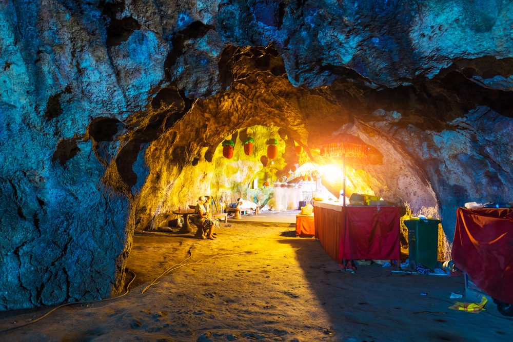 Goa Giri Putri is a unique temple in Nusa Penida