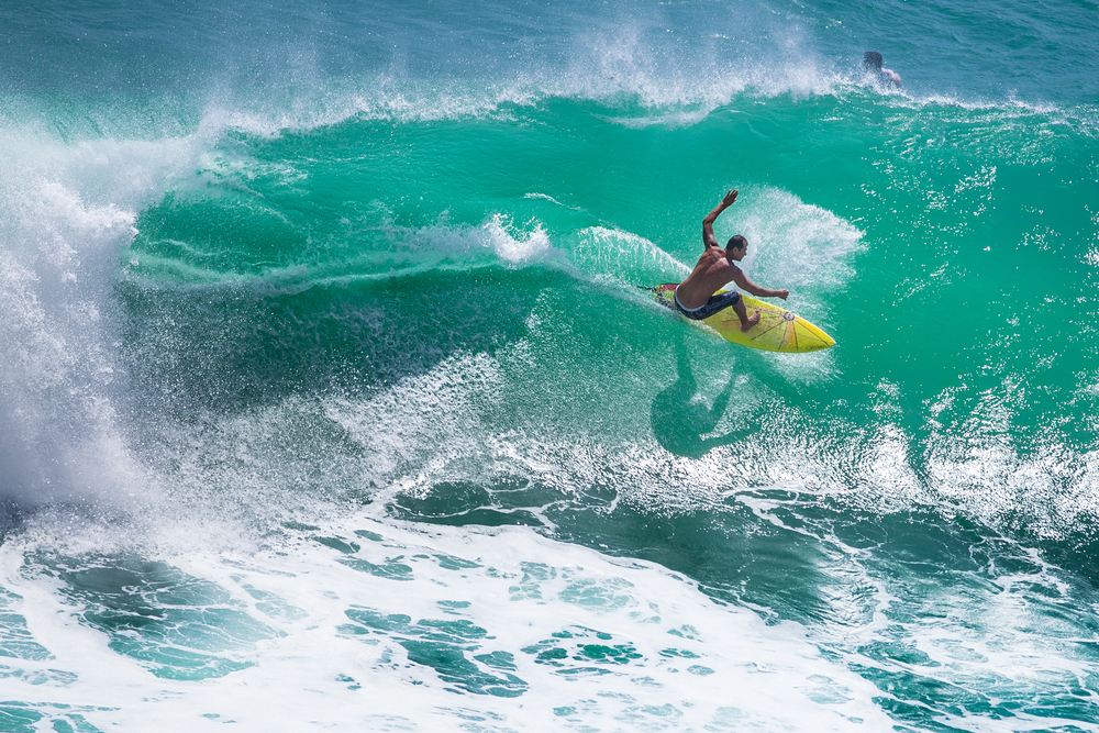 Bali's best-known sport is surfing.
