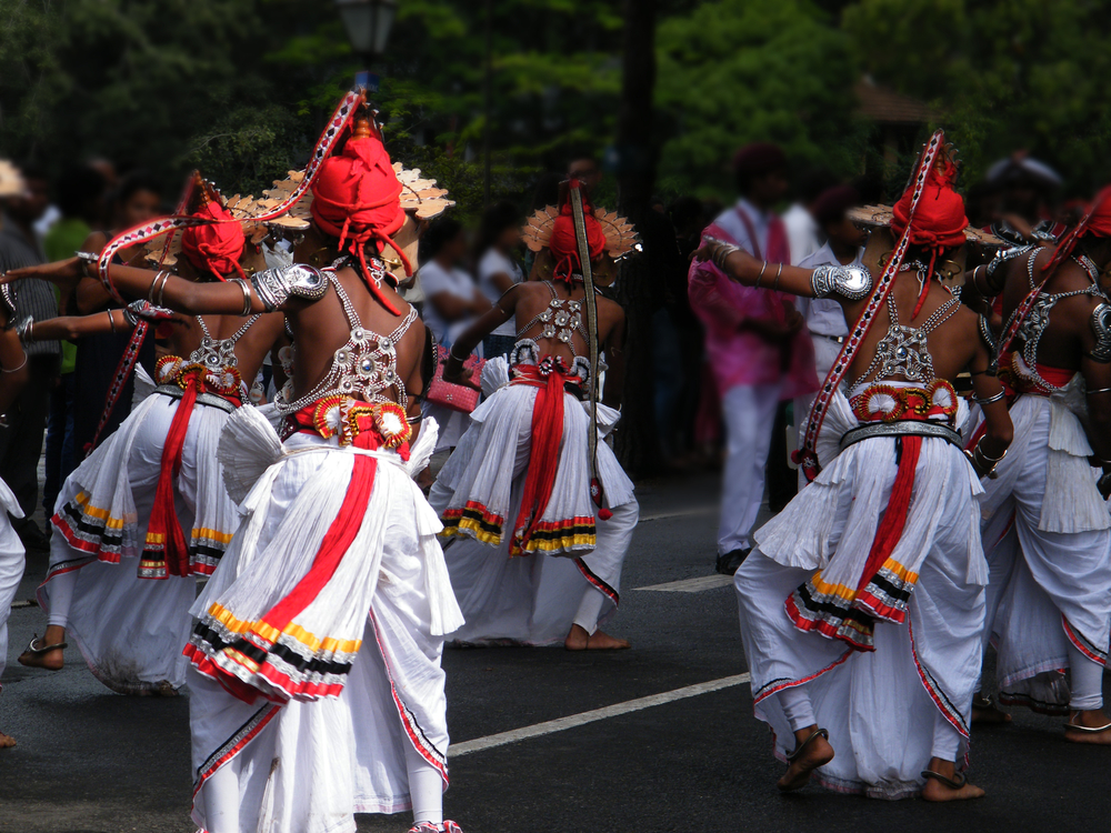 Sri Lankan procession in Kandy