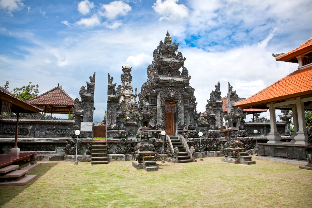 Check out the Puja Mandala holy site in Nusa Dua.