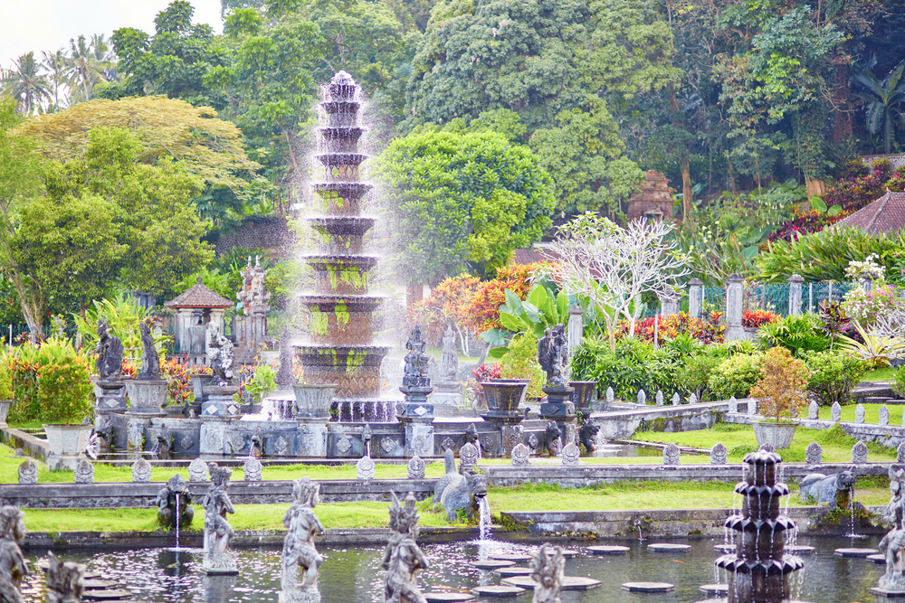 The Tirta Gangga water palace is a must-visit in Bali.