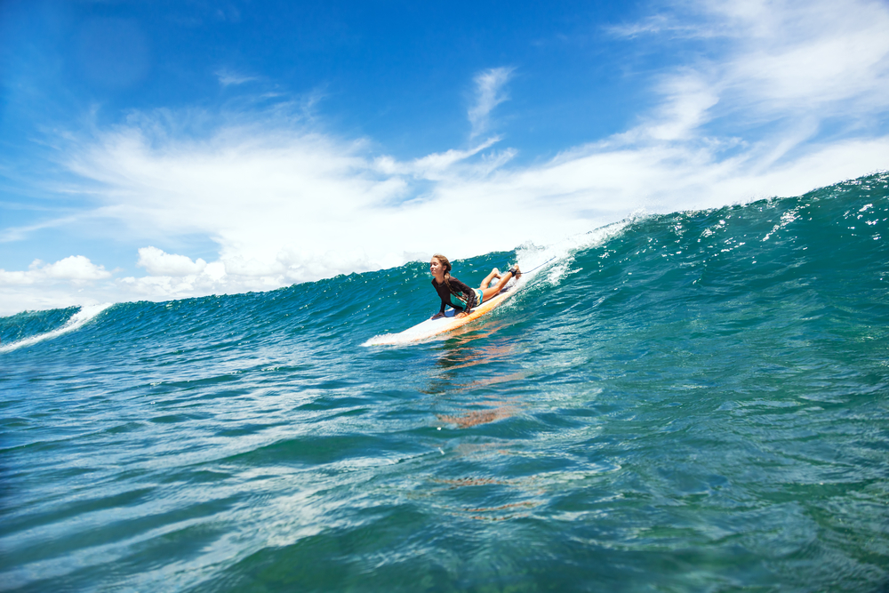 Seminyak is the perfect place to learn to surf