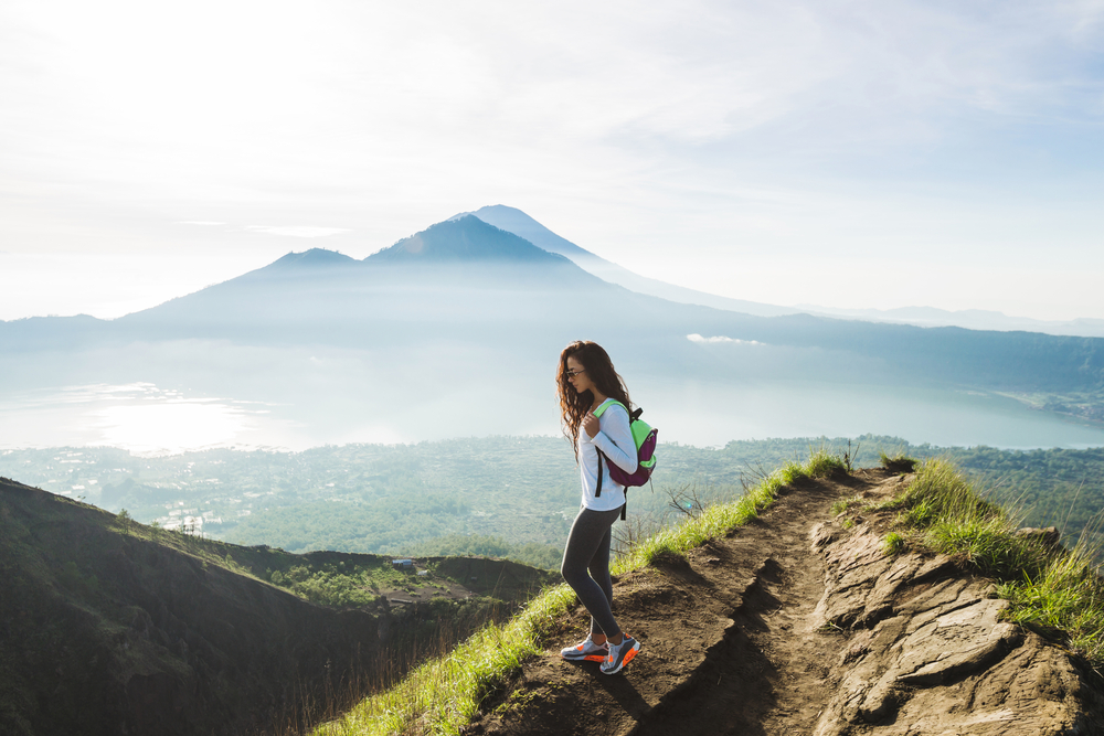 There are lots of opportunities for hiking and trekking in Bali.