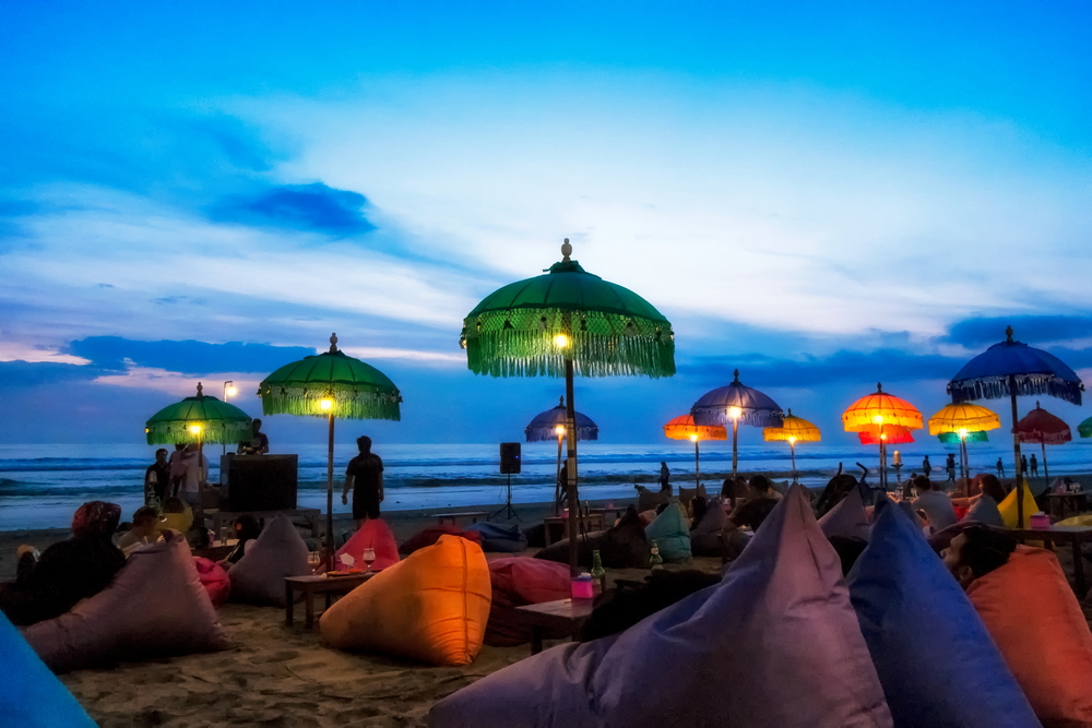 Hang out all day at Seminyak Beach.