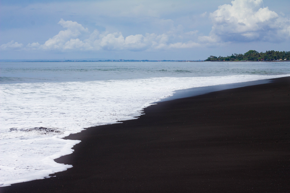 Visit Keramas Beach in the south of Gianyar for unique scenery and epic surf!