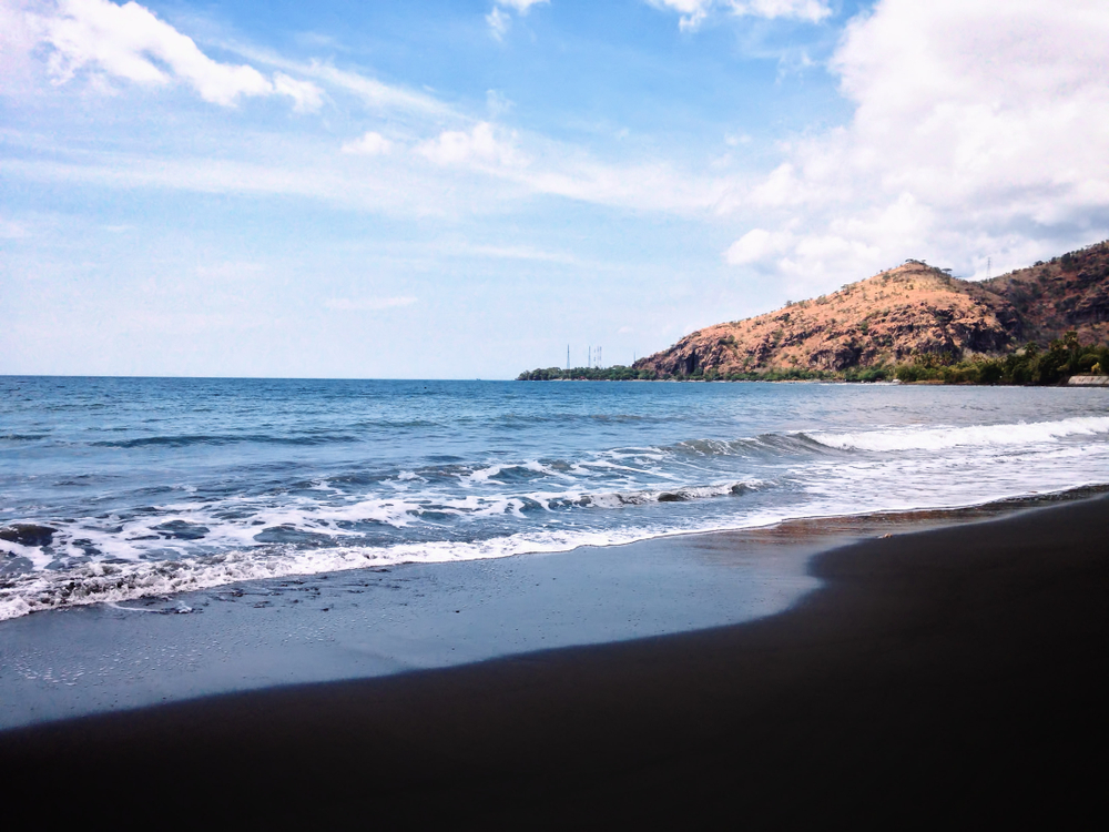 Pemuteran is great for snorkeling and has black, volcanic sand.