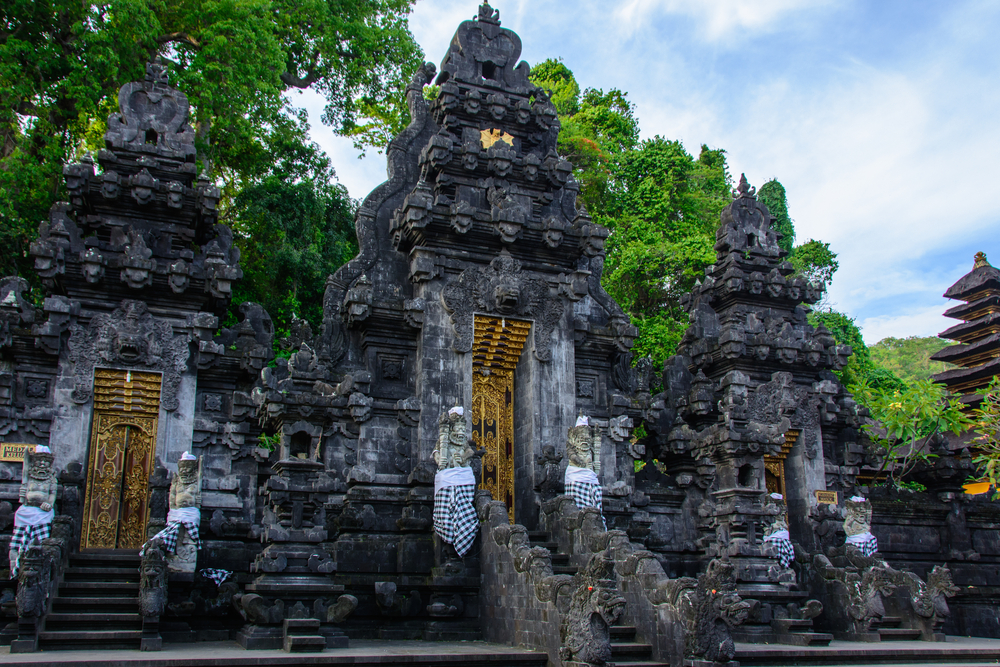 Visit the Goa Luwah 'bat cave' temple in Candidasa.