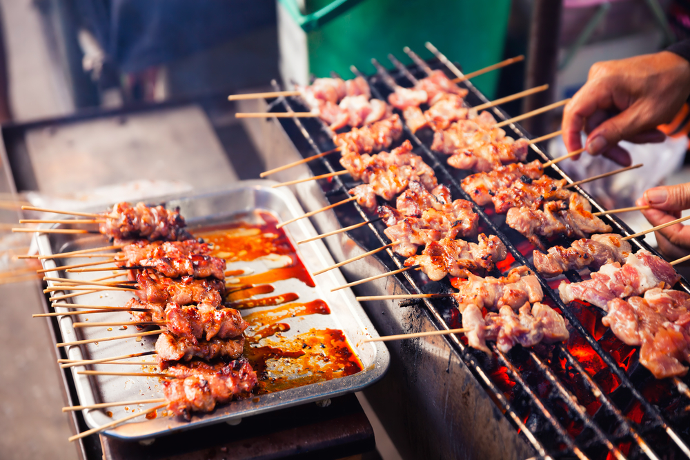 Sate is Bali's most famous and most popular traditional dish.