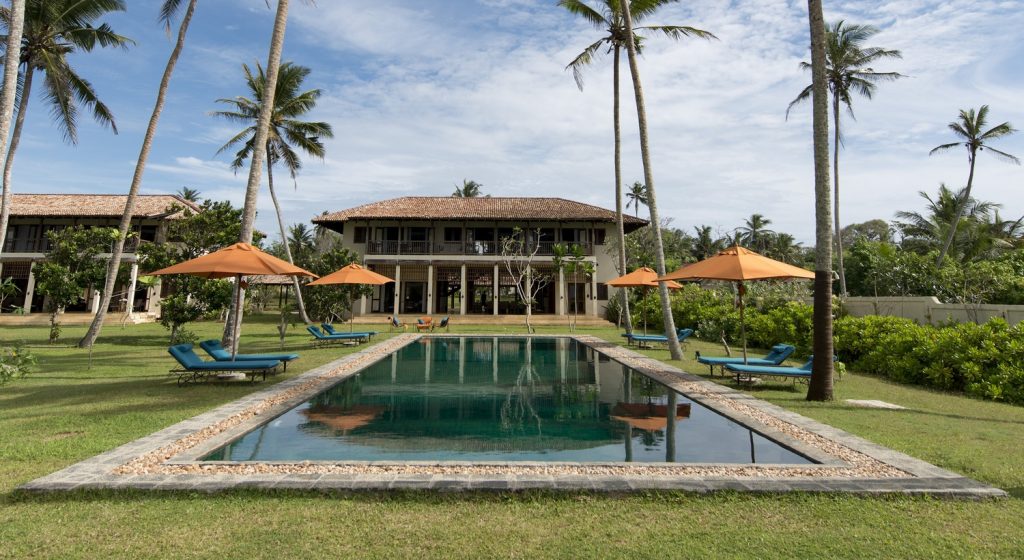 Pool at Sri Lankan holiday villa by Eats & Retreats