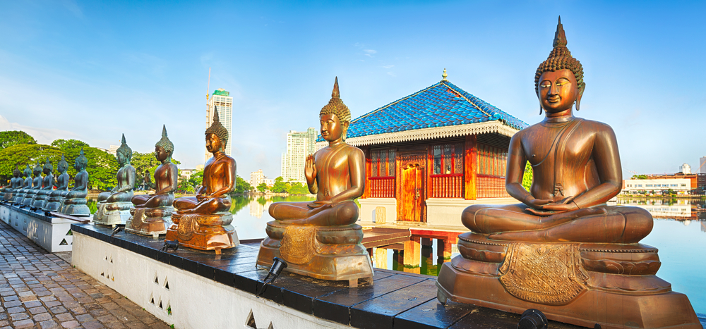 Visit the incredible Gangaramaya Buddhist Temple complex in Colombo.